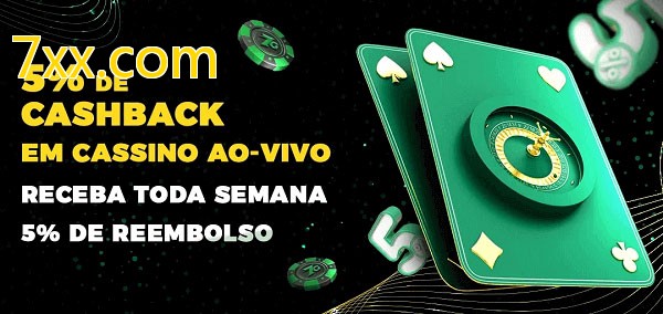 Promoções do cassino ao Vivo 7xx.com